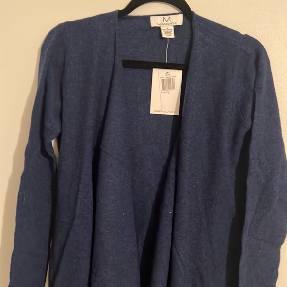 M BY MAGASCHONI Open Front Cashmere Cardigan - Picture 3 of 5